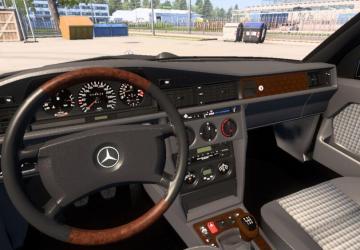Mercedes-Benz 190E 2.5 version 1.0 for American Truck Simulator (v1.46.x)