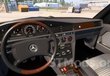 Mercedes-Benz 190E 2.5 version 1.1 for American Truck Simulator (v1.47.x, 1.48.x)