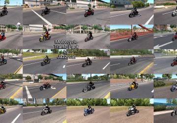 Motorcycle Traffic Pack version 4.1 for American Truck Simulator (v1.43.x)