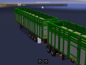 Pack of double trailers version 04.06.17 for American Truck Simulator (v1.6.x, - 1.31.x)