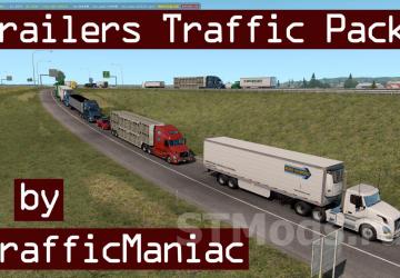 Trailers Traffic Pack version 7.2.1 for American Truck Simulator (v1.47.x)
