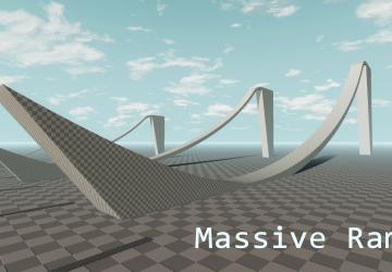 Map «Simple Ramp» version 1.0 for BeamNG.drive