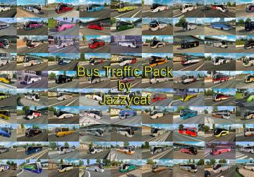 Bus Traffic Pack version 13.3 for Euro Truck Simulator 2 (v1.43.x)