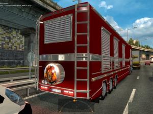 Caravan Trailer version 2.0 for Euro Truck Simulator 2 (v1.27.x, - 1.31.x)
