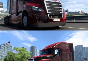 Freightliner Cascadia 2019 version 1.5.1 for Euro Truck Simulator 2 (v1.43.x)