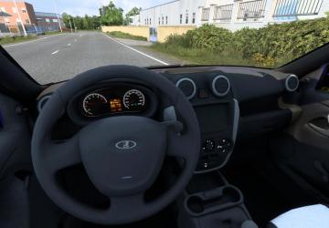 Lada Granta 2190 version 1.0 for Euro Truck Simulator 2 (v1.46.х)
