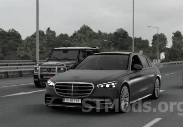 Mercedes-Benz W223 S-Class version 1.1 for Euro Truck Simulator 2 (v1.47.x)