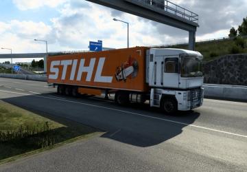 Trailers in traffic version 1.0 for Euro Truck Simulator 2 (v1.46.x, 1.47.x)