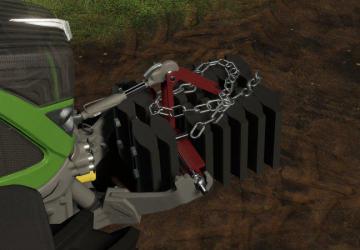Plate Weight 1100kg version 1.0 for Farming Simulator 2019 (v1.6.0.0)
