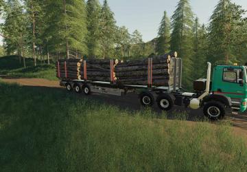 Timber Trailer Info version 1.0.0.0 for Farming Simulator 2019 (v1.7.1)