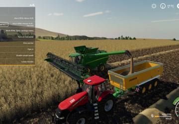 Work RPM version 1.0.0.0 for Farming Simulator 2019 (v1.6)