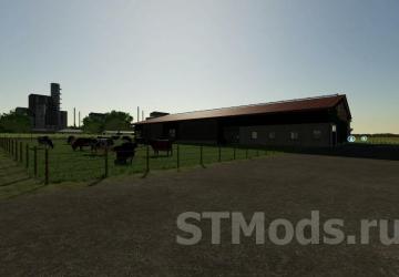 Large Cow Barn - 240 Animals version 1.0.0.0 for Farming Simulator 2022