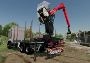MAN TGS TG2 Woodtruck version 1.0 for Farming Simulator 2022 (v1.8x)