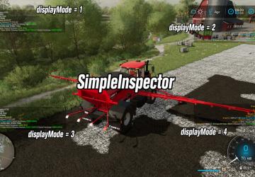 Simple Inspector version 1.0.2.2 for Farming Simulator 2022 (v1.8.2.0)
