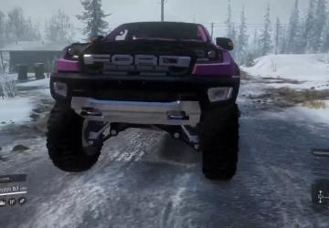 Ford Ranger Raptor (2019) version 1.0 for SnowRunner (v15.1)