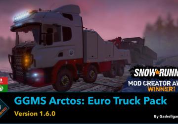 GGMS Arctos: Euro Truck Pack version 1.6.0 for SnowRunner (v17.3)