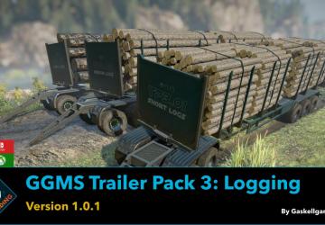 GGMS Trailer Pack 3 (Logging) version 1.0.1 for SnowRunner (v17.3)