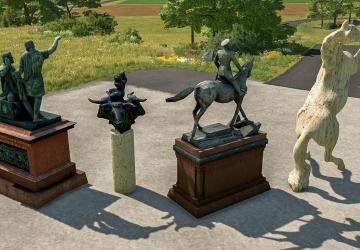 Monumental Sculptures Pack version 1.0.0.0 for Farming Simulator 2022