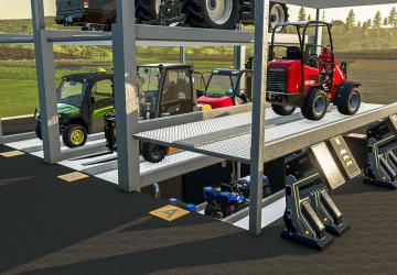 Pit Mechanical Parking version 1.0.0.0 for Farming Simulator 2022