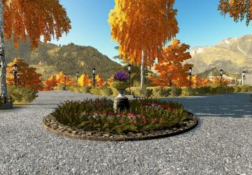 Round Flower Bed version 1.0.0.0 for Farming Simulator 2022