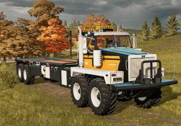 Western Twin-Steer Truck version 1.0.0.0 for Farming Simulator 2022 (v1.8x)