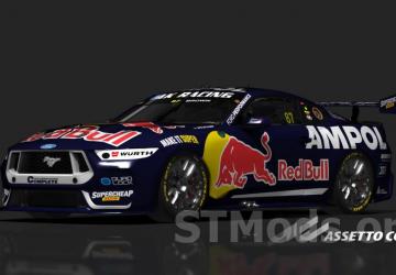 AKR Gen 3 Mustang | 2026 Red Bull AMPOL Racing + White Bull v1.0 for Assetto Corsa