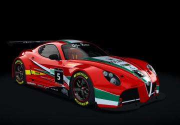 Alfa Romeo 8C GT3 version 1 for Assetto Corsa
