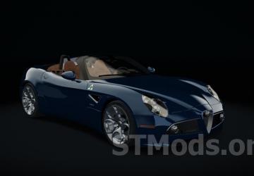 Alfa Romeo 8C Spider version 1.1 for Assetto Corsa