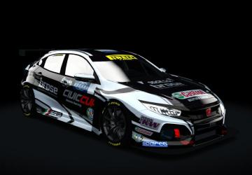 BTCC Honda Civic Type R FK8 version 1.2 for Assetto Corsa