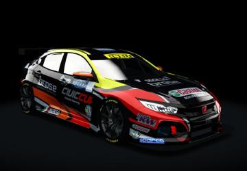 BTCC Honda Civic Type R FK8 version 1.2 for Assetto Corsa
