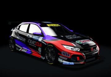 BTCC Honda Civic Type R FK8 version 1.2 for Assetto Corsa
