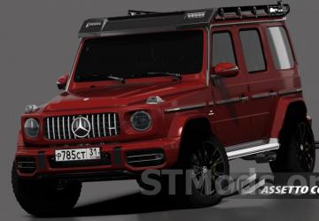 CIS Mercedes-Benz G-Class AMG 63 (W463) Akrapovič v1.2 (adaptive lights for new pur for Assetto Corsa