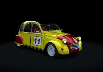 Citroen 2cv 70 race hellie version 1.3 for Assetto Corsa