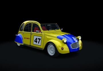 Citroen 2cv 70 race hellie version 1.3 for Assetto Corsa