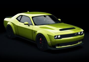 Dodge Challenger SRT Demon (drag) version 1.8 for Assetto Corsa