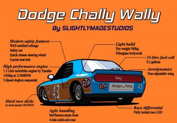 Dodge Chally Wally version 2.0 & 2.0 for Assetto Corsa
