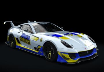 ESDA Ferrari 599XX EVO Artem Chulkov 2022 v1 for Assetto Corsa
