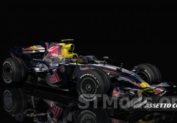 F1 2008 - Red Bull RB4 version 1.0 for Assetto Corsa