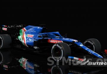 F1 2021 Alpine A521 version 1.2 for Assetto Corsa