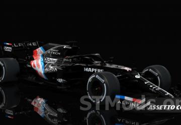 F1 2021 Alpine A521 version 1.2 for Assetto Corsa