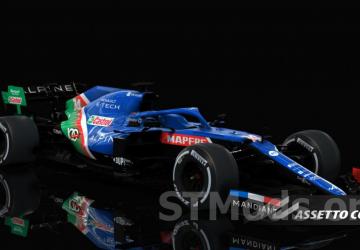 F1 2021 Alpine A521 version 1.2 for Assetto Corsa