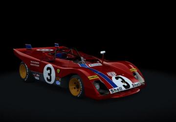 Ferrari 312PB version 2.3 for Assetto Corsa