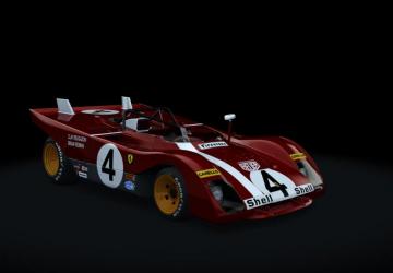 Ferrari 312PB version 2.3 for Assetto Corsa