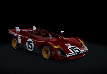 Ferrari 312PB version 2.3 for Assetto Corsa