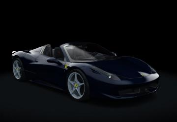 Ferrari 458 Italia Spider 2012 version 1.2 for Assetto Corsa