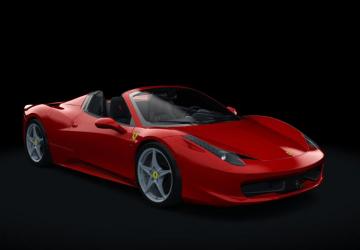 Ferrari 458 Italia Spider 2012 version 1.2 for Assetto Corsa