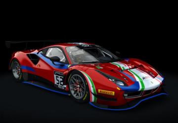 Ferrari 488 GT3 ACC Sprint version 2.0 for Assetto Corsa