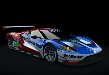 Ford GT GTE LMS version 1.2 for Assetto Corsa