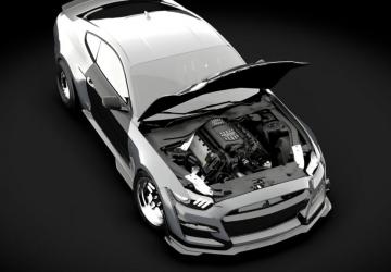 Ford Shelby GT500 Single Turbo version 3.1 for Assetto Corsa