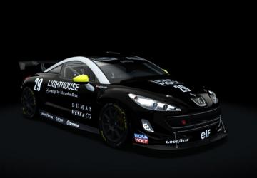 GT4 Peugeot 308 RCZ version 0.5 for Assetto Corsa